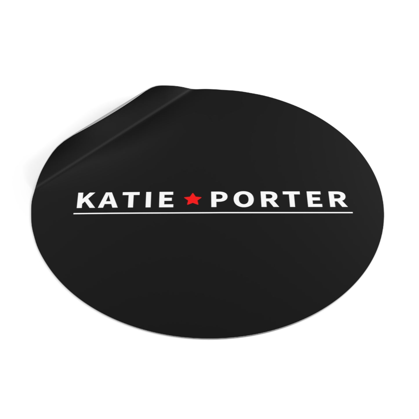 Katie Porter Round Sticker