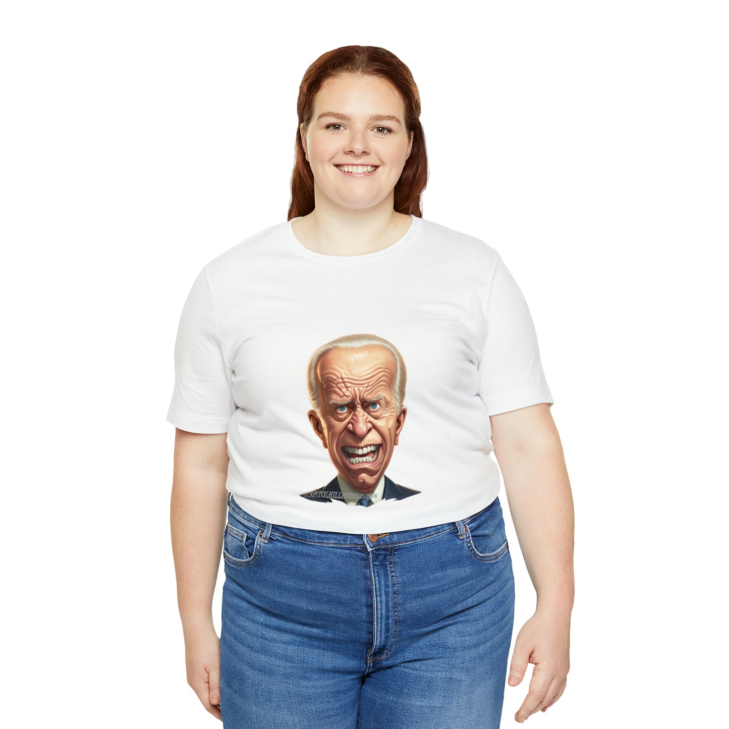 Angry Biden Unisex Jersey Short Sleeve Tee