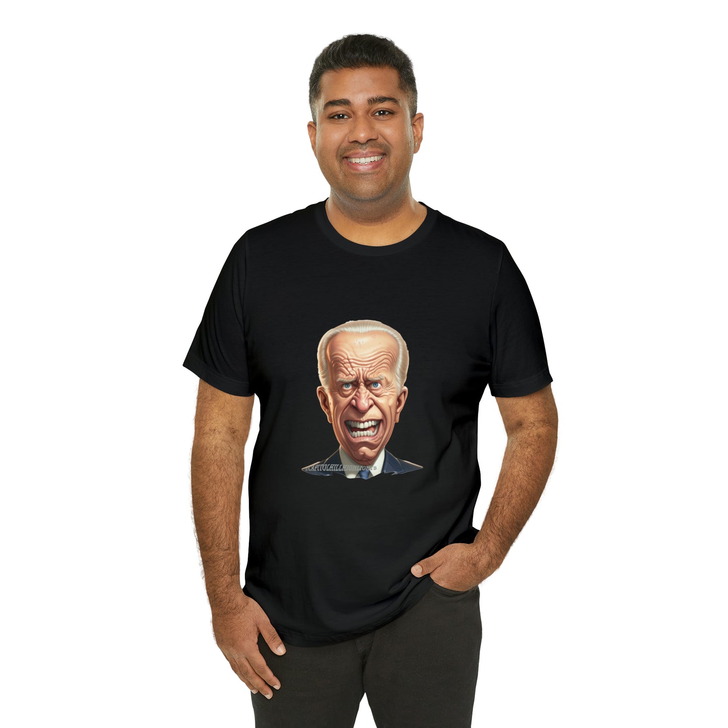 Angry Biden Unisex Jersey Short Sleeve Tee