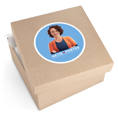 Katie Porter Round Sticker