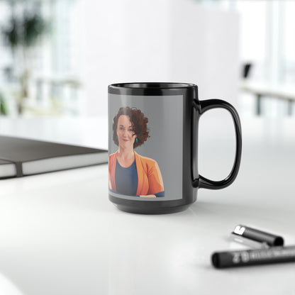 Katie Porter for Senate Mug, Left Side View, in context