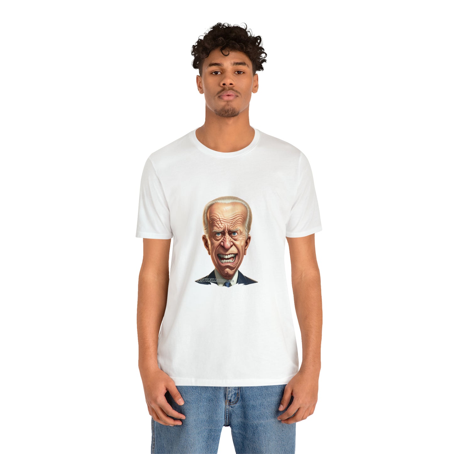 Angry Biden Unisex Jersey Short Sleeve Tee