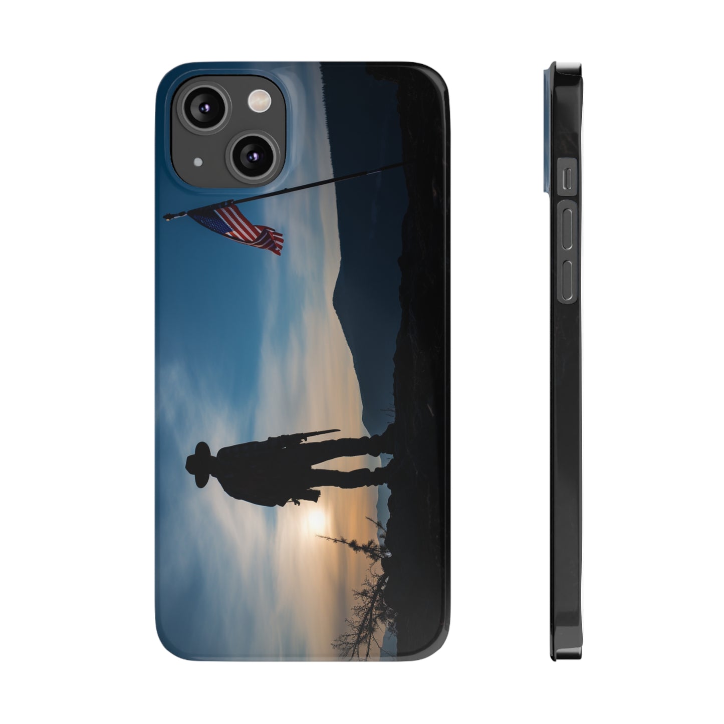 Cowboy Sunset Slim Phone Case