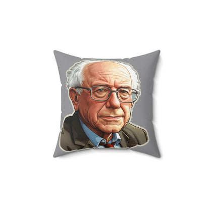 Bernie Sanders Spun Polyester Square Pillow