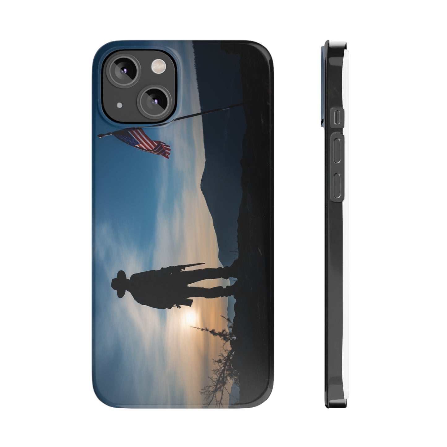 Cowboy Sunset Slim Phone Case