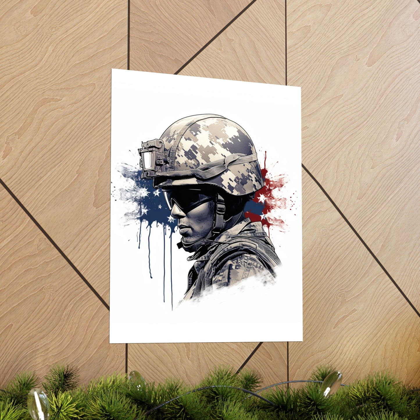 American Soldier Premium Matte Vertical Posters