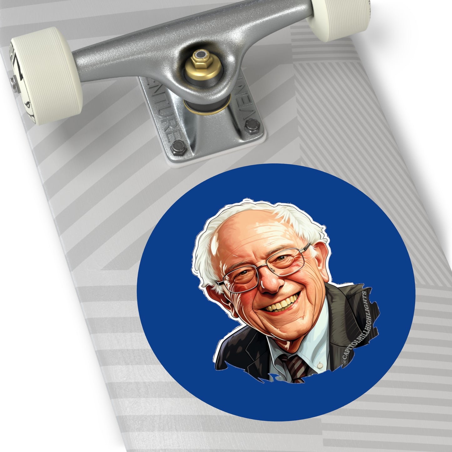 Bernie Sanders Round Vinyl Stickers