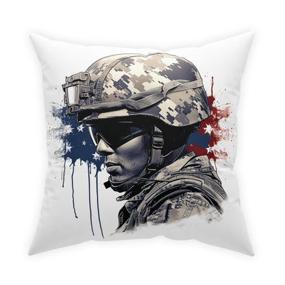 American Soldier Broadcloth Pillow