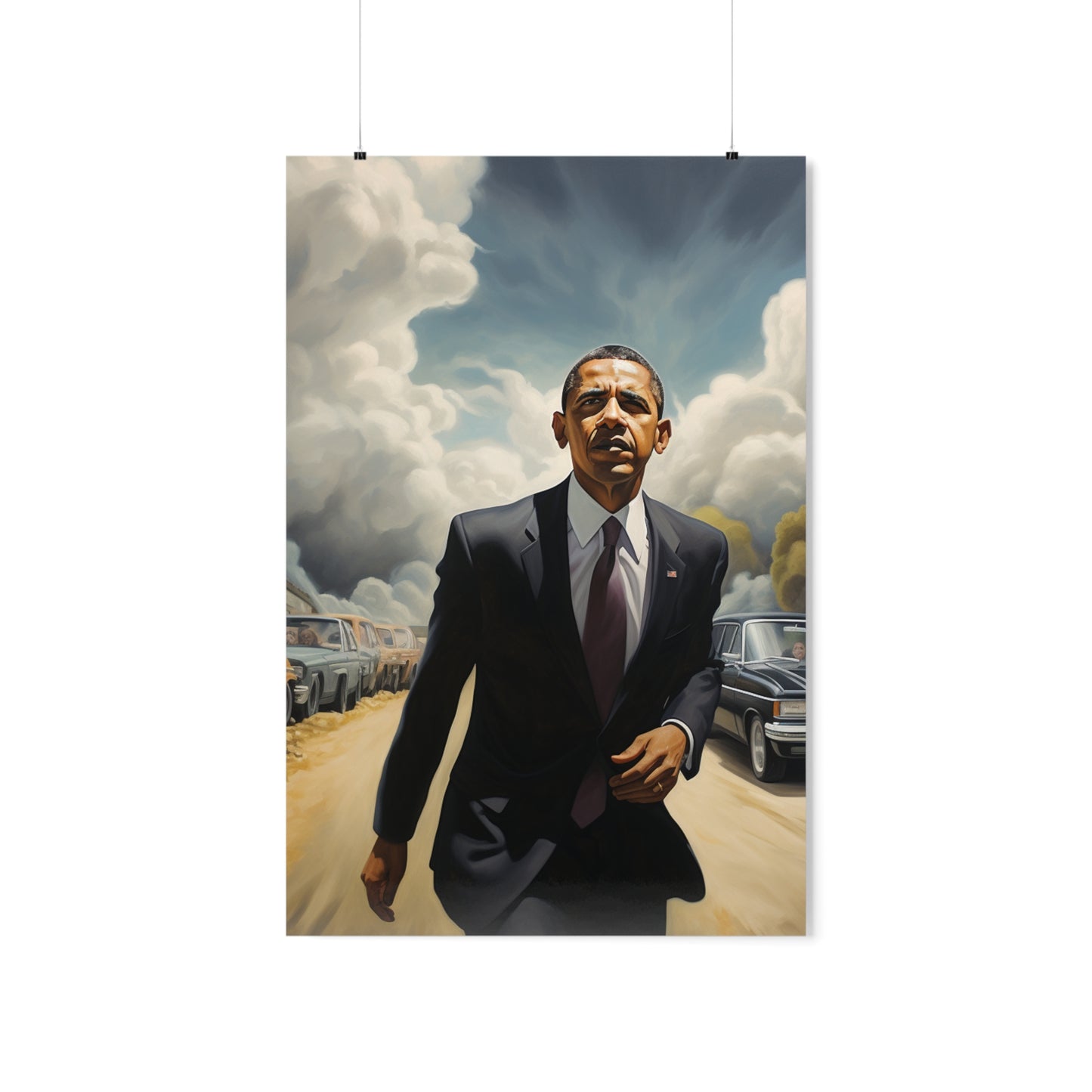 Surreal Obama Premium Matte Vertical Posters