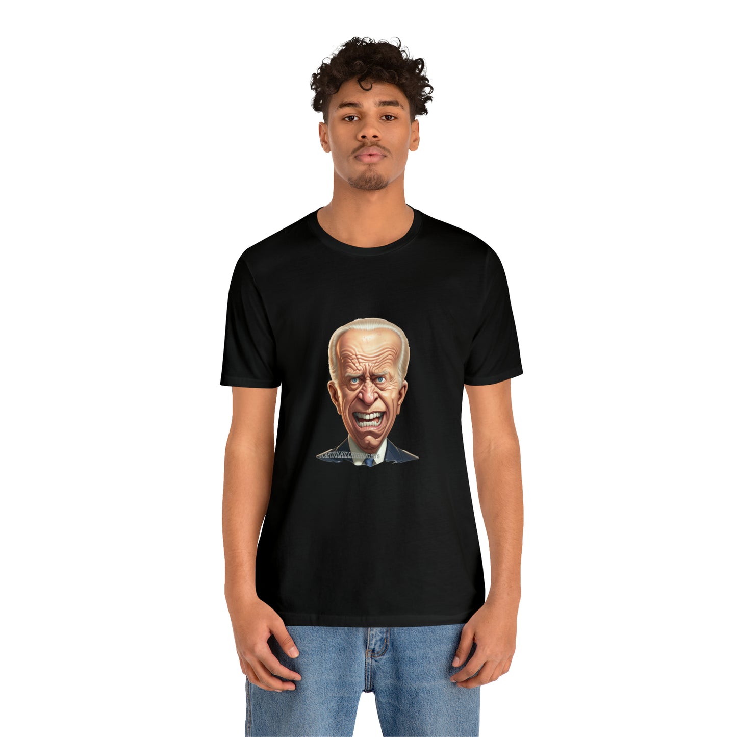 Angry Biden Unisex Jersey Short Sleeve Tee