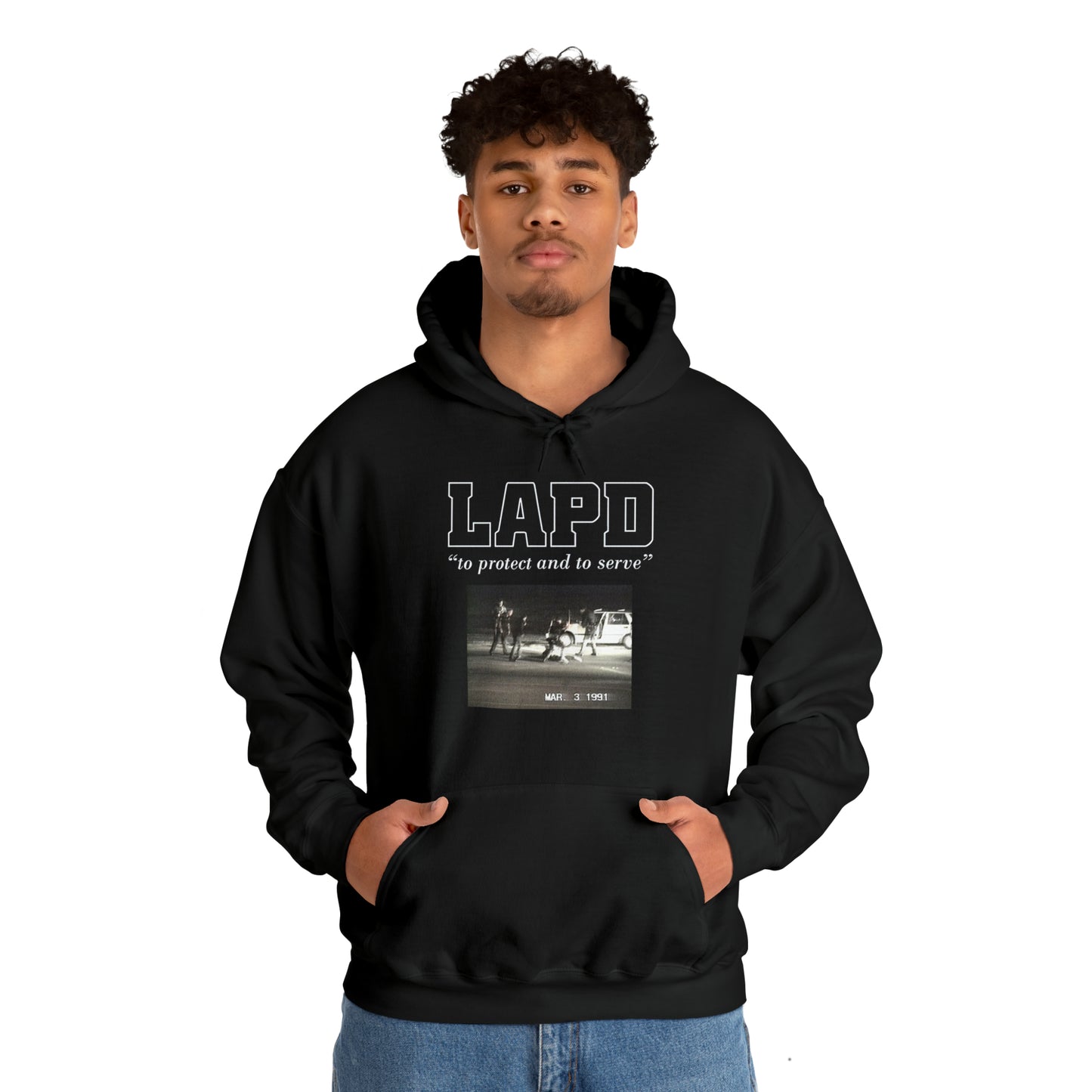 LAPD Rodney King Hooded Sweatshirt