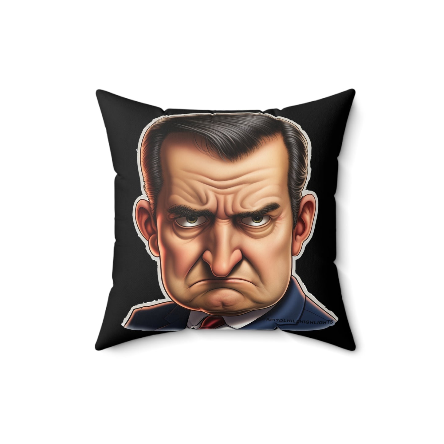 Angry Cruz Spun Polyester Square Pillow