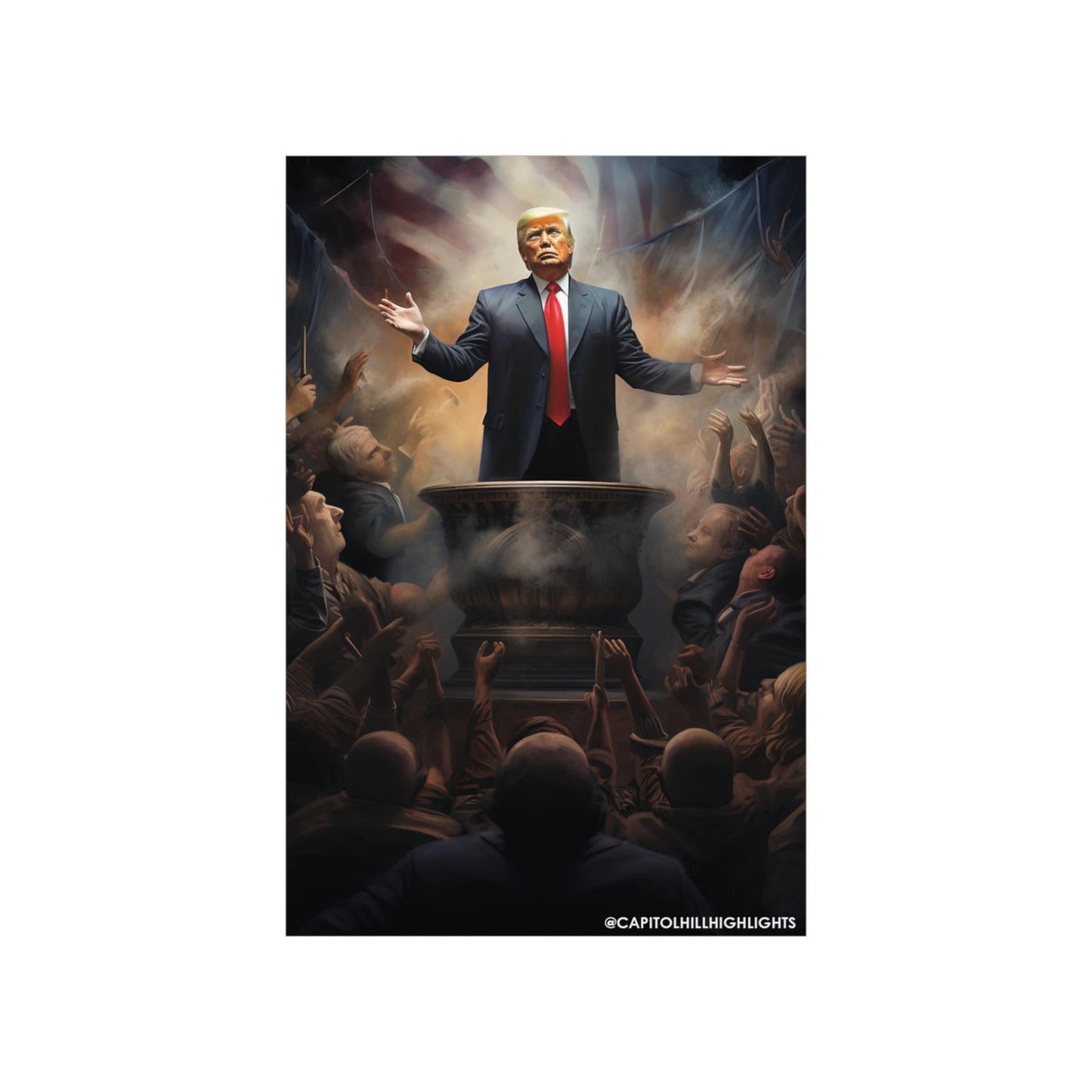 Trump Worship Premium Matte Vertical Posters