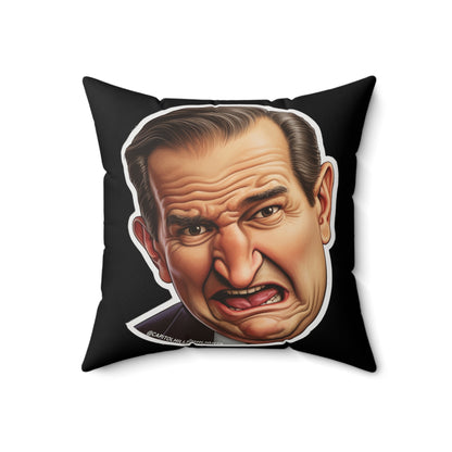 Angry Cruz Spun Polyester Square Pillow