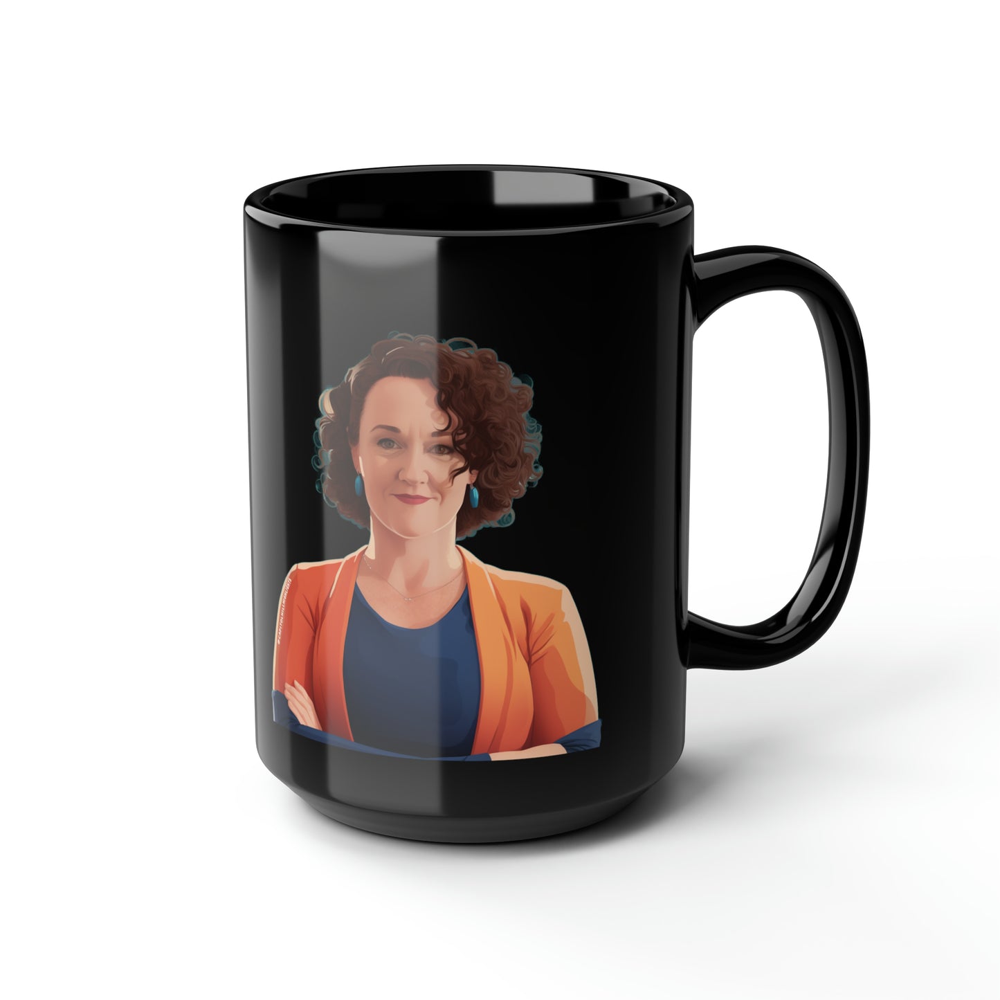 Katie Porter for Senate Black Mug