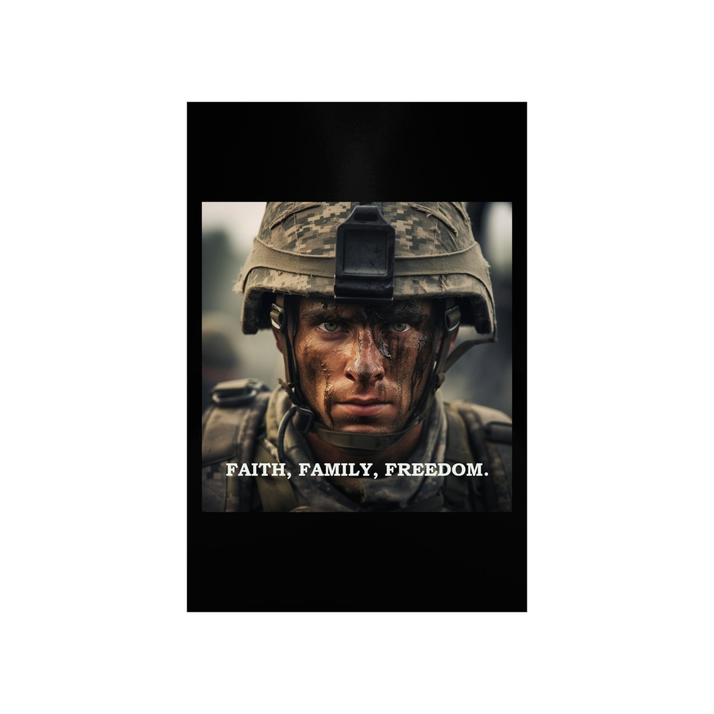 Faith, Family, Freedom Premium Matte Vertical Posters