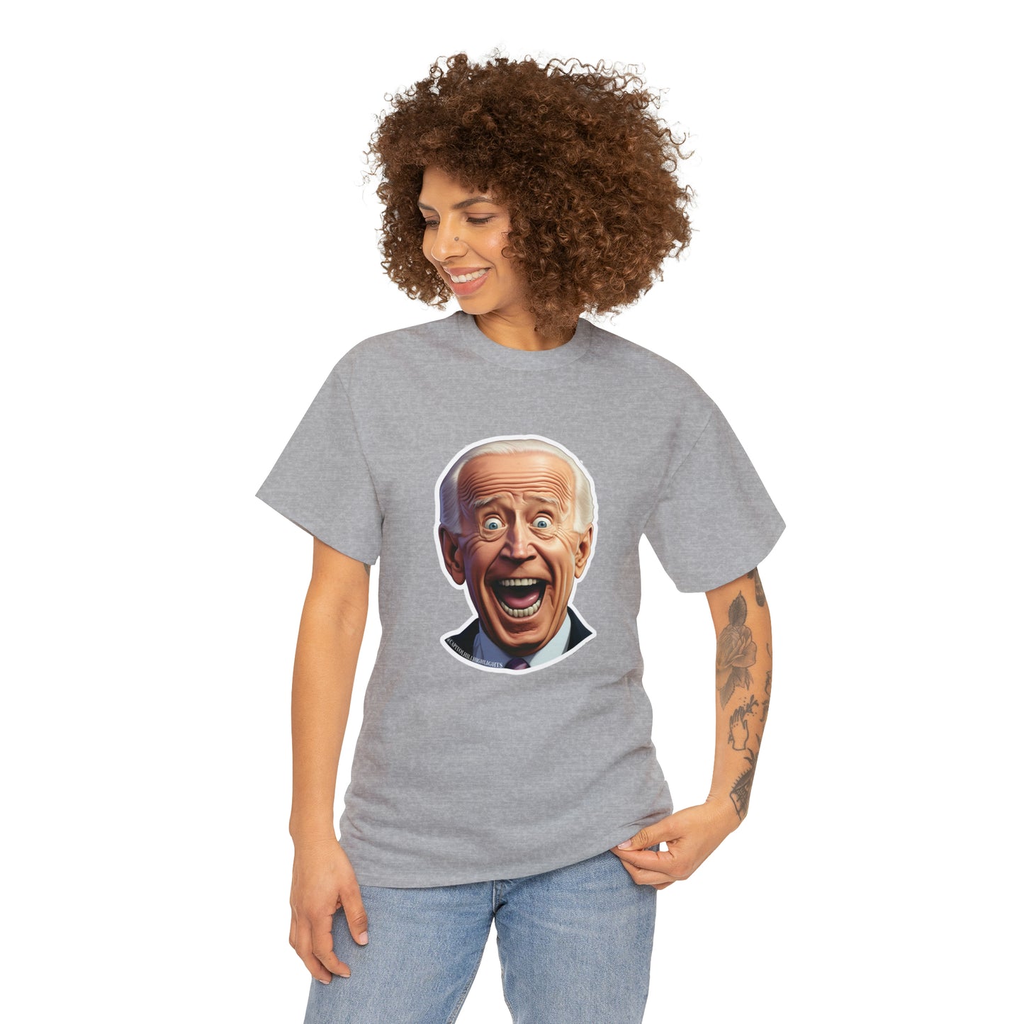 Surprised Biden Unisex Heavy Cotton Tee