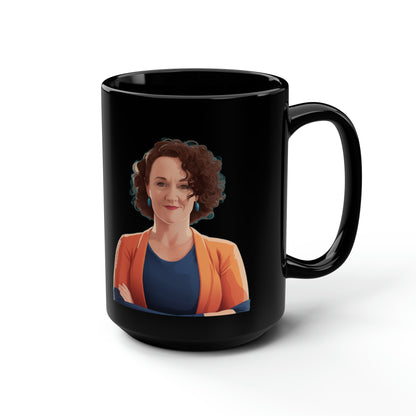 Katie Porter for Senate Black Mug