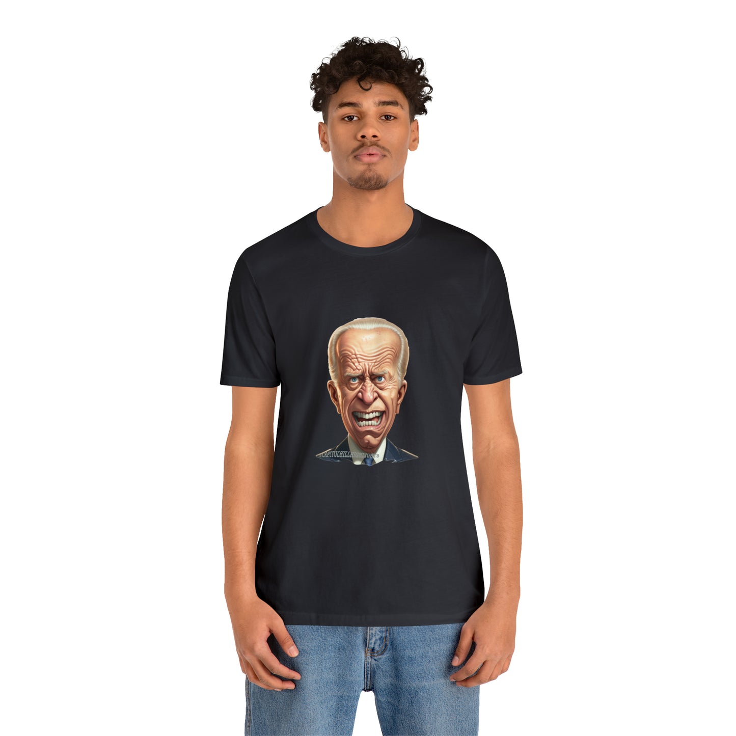 Angry Biden Unisex Jersey Short Sleeve Tee