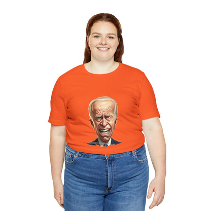 Angry Biden Unisex Jersey Short Sleeve Tee