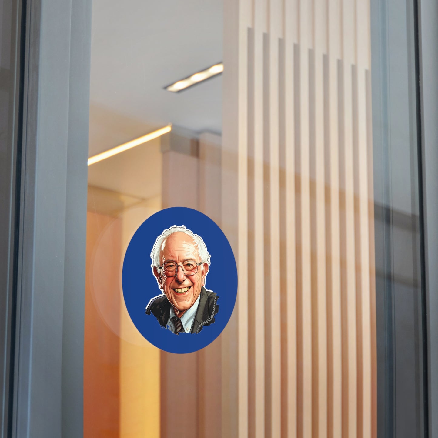 Bernie Sanders Round Vinyl Stickers