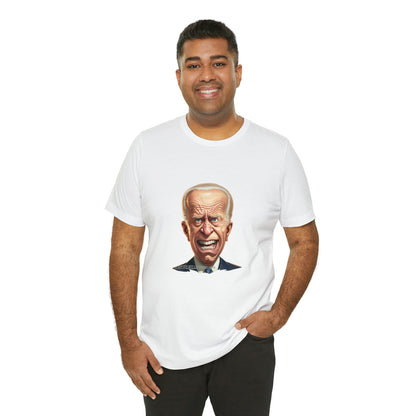 Angry Biden Unisex Jersey Short Sleeve Tee