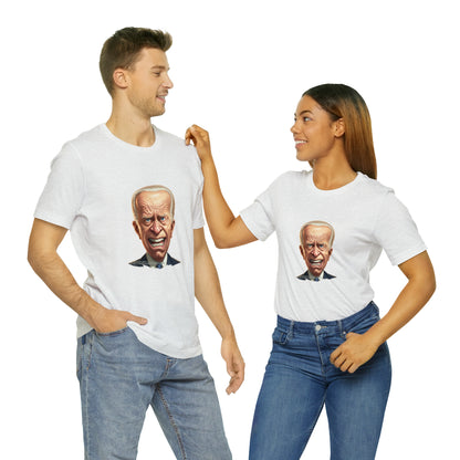 Angry Biden Unisex Jersey Short Sleeve Tee