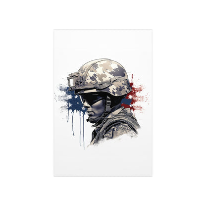 American Soldier Premium Matte Vertical Posters