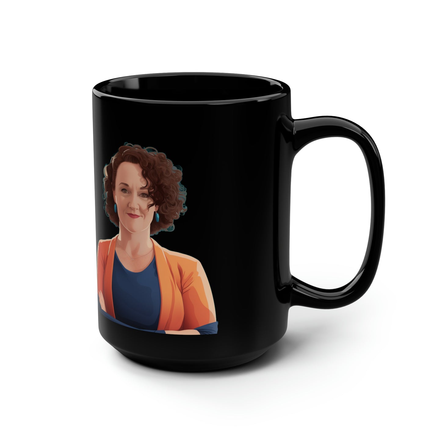 Katie Porter for Senate Black Mug