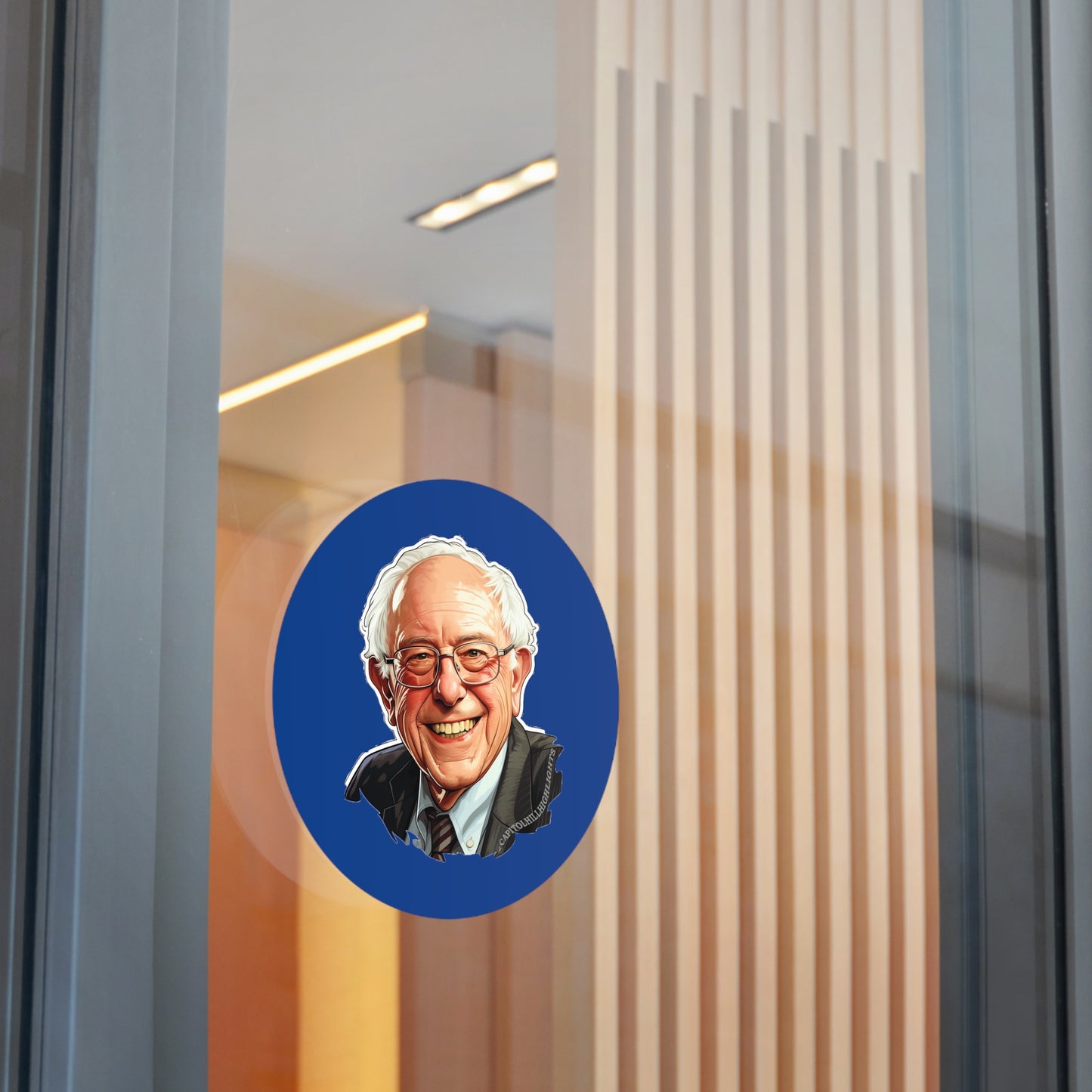 Bernie Sanders Round Vinyl Stickers