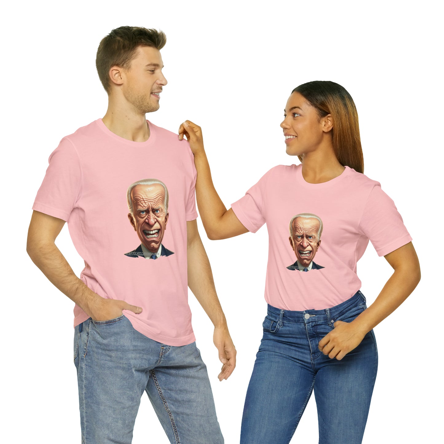 Angry Biden Unisex Jersey Short Sleeve Tee