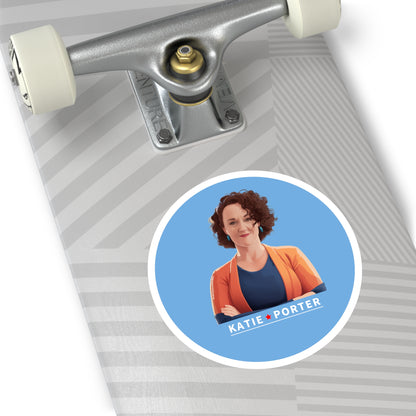 Katie Porter Round Sticker