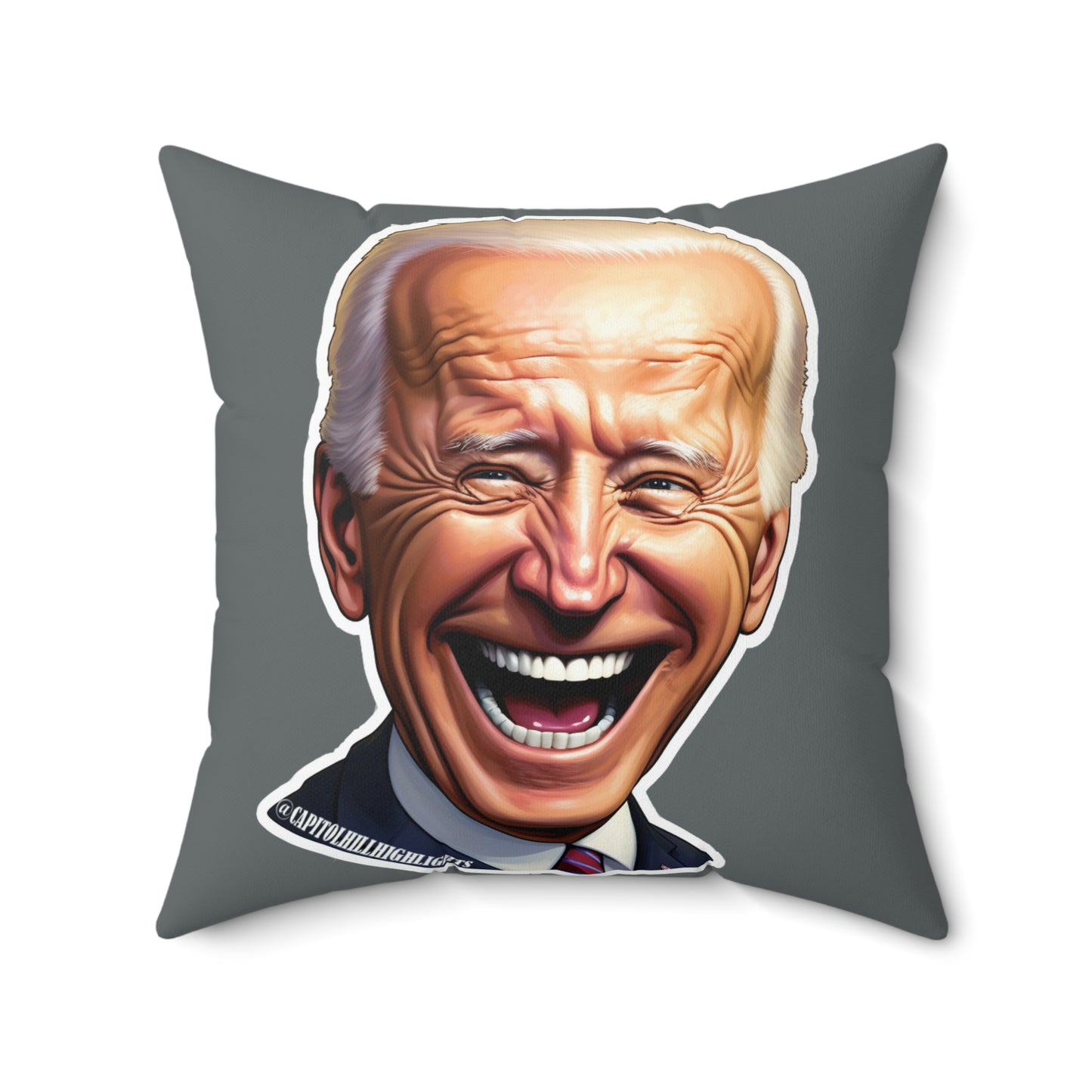 Screaming Biden Faux Suede Square Pillow