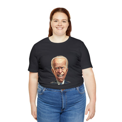 Angry Biden Unisex Jersey Short Sleeve Tee