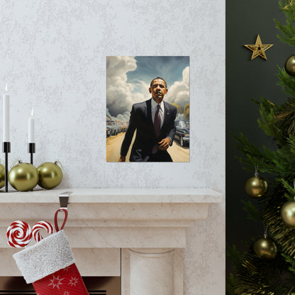 Surreal Obama Premium Matte Vertical Posters