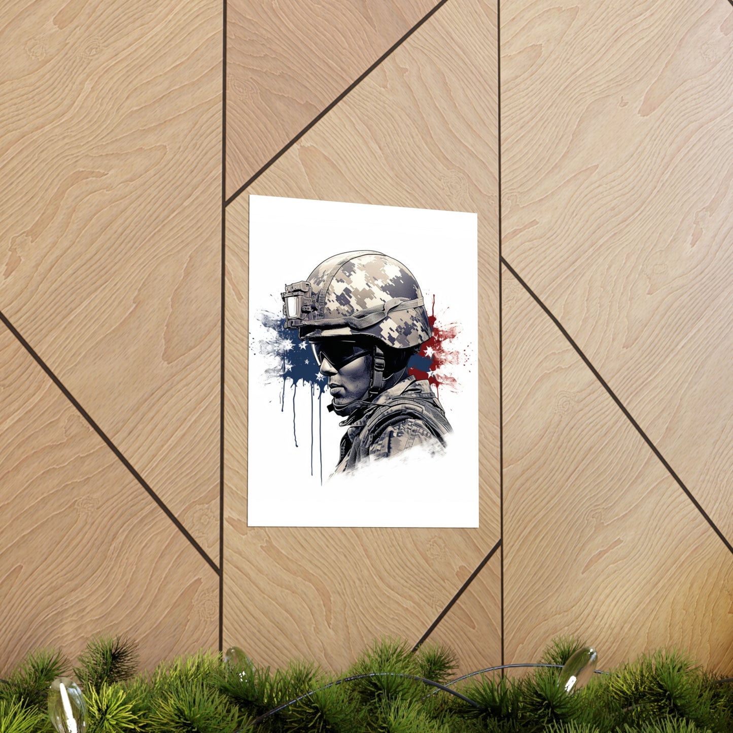 American Soldier Premium Matte Vertical Posters