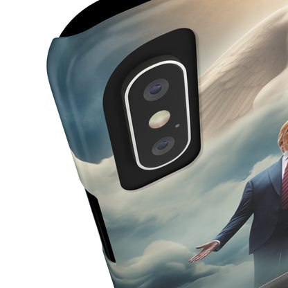 Trump on a Pedastal Slim Phone Cases