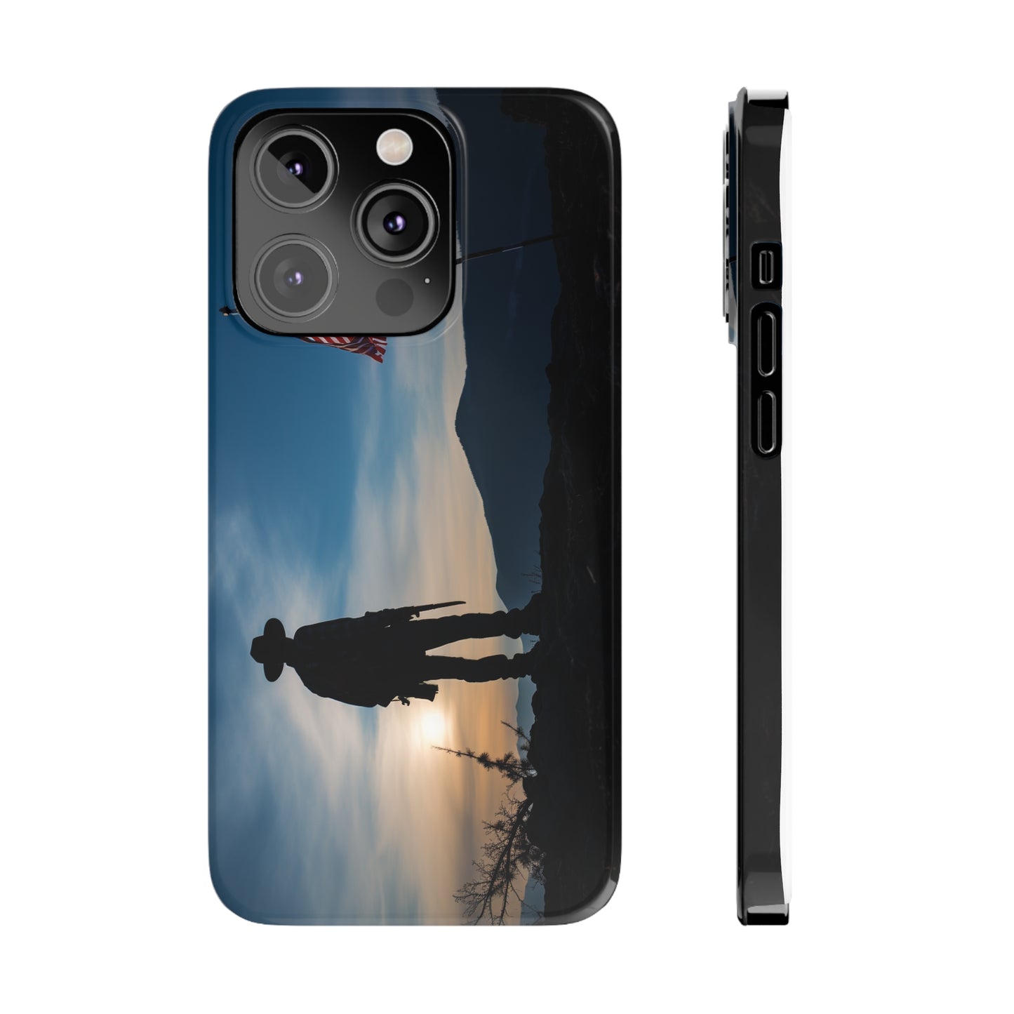 Cowboy Sunset Slim Phone Case