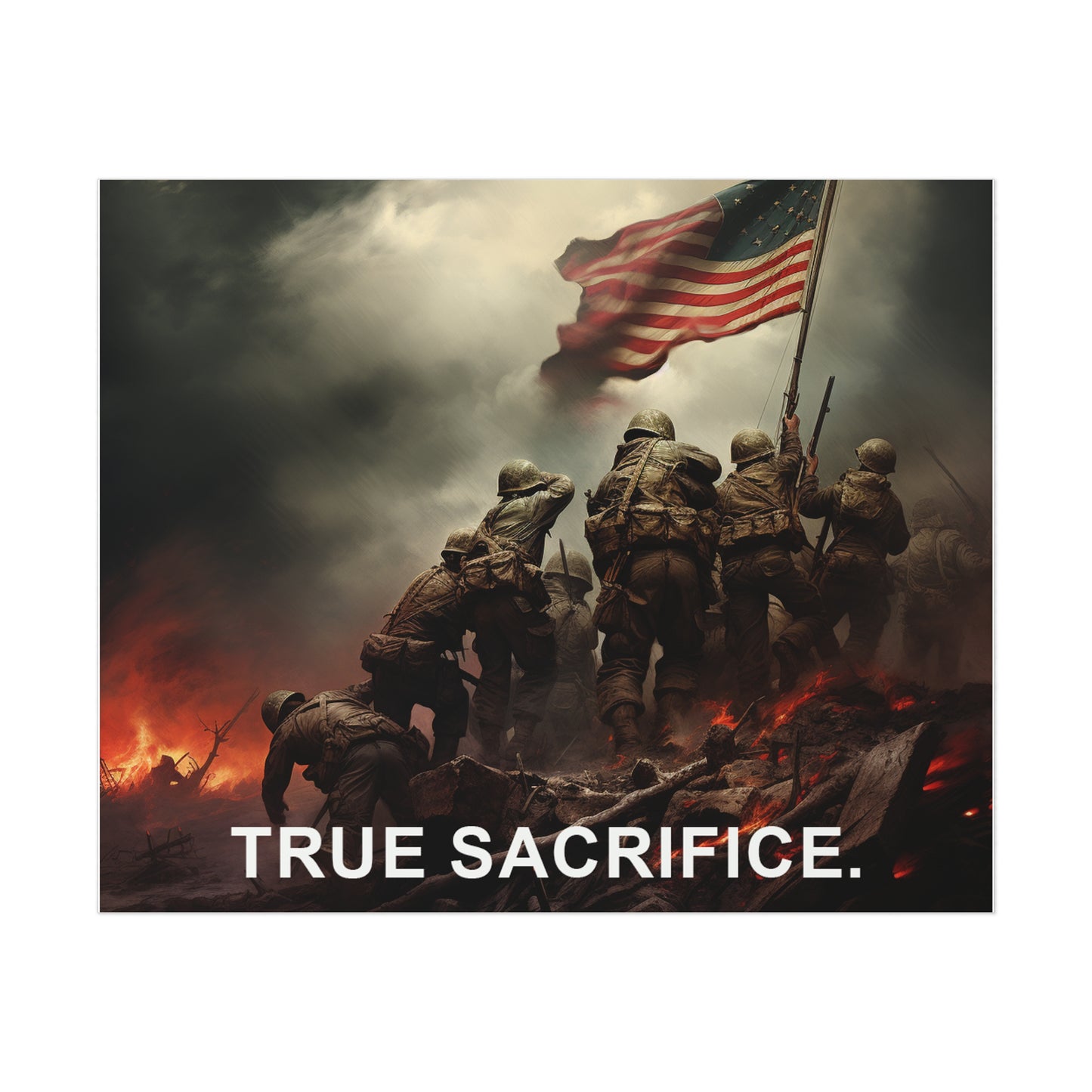 True Sacrifice Uncoated Poster