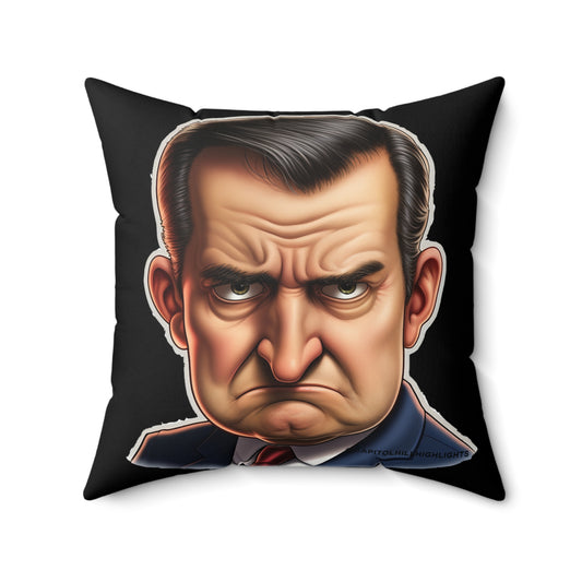 Angry Cruz Spun Polyester Square Pillow