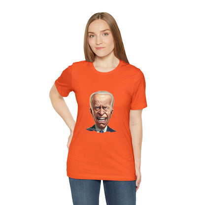 Angry Biden Unisex Jersey Short Sleeve Tee