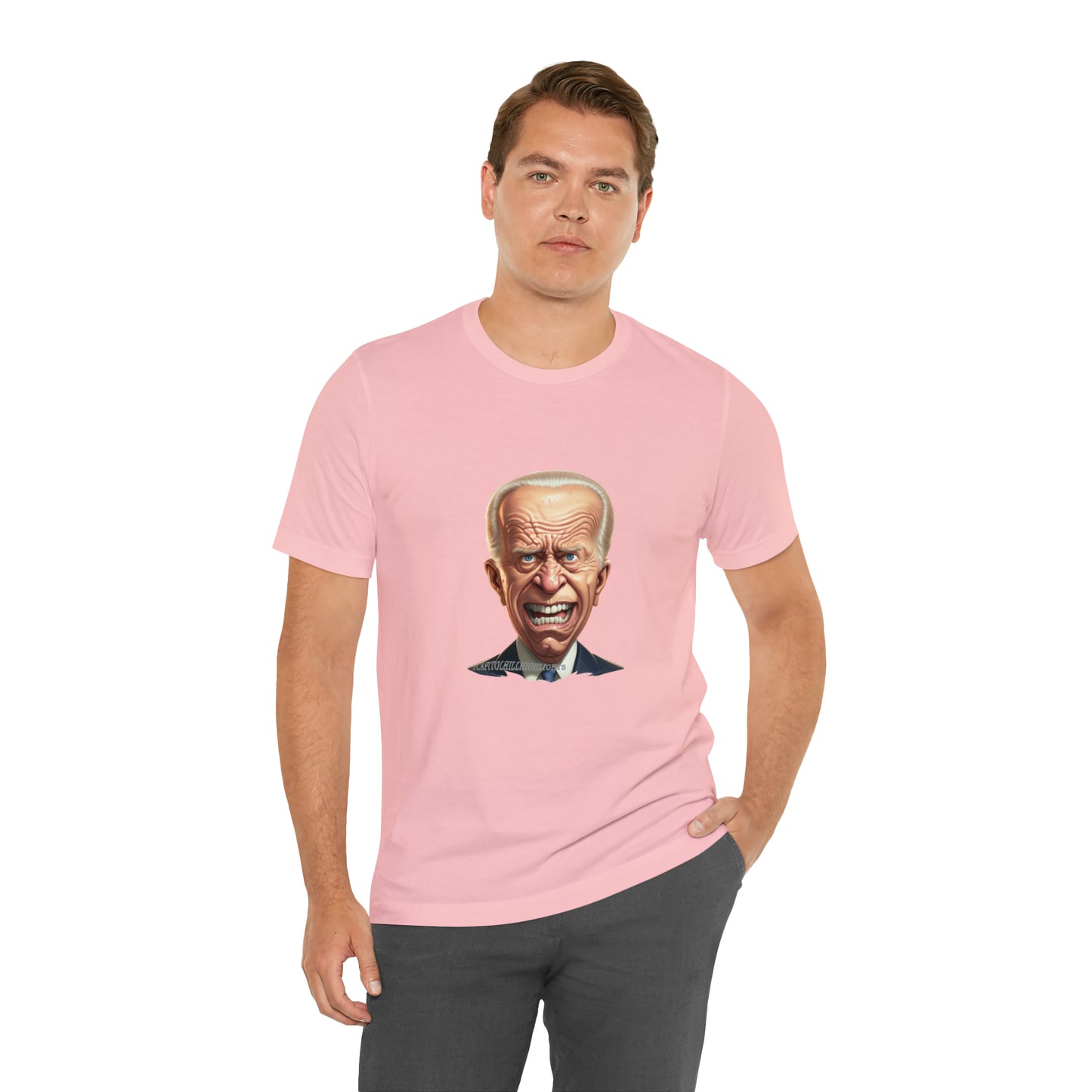 Angry Biden Unisex Jersey Short Sleeve Tee