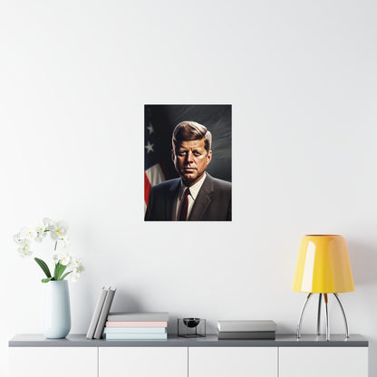 JFK Premium Matte Vertical Poster