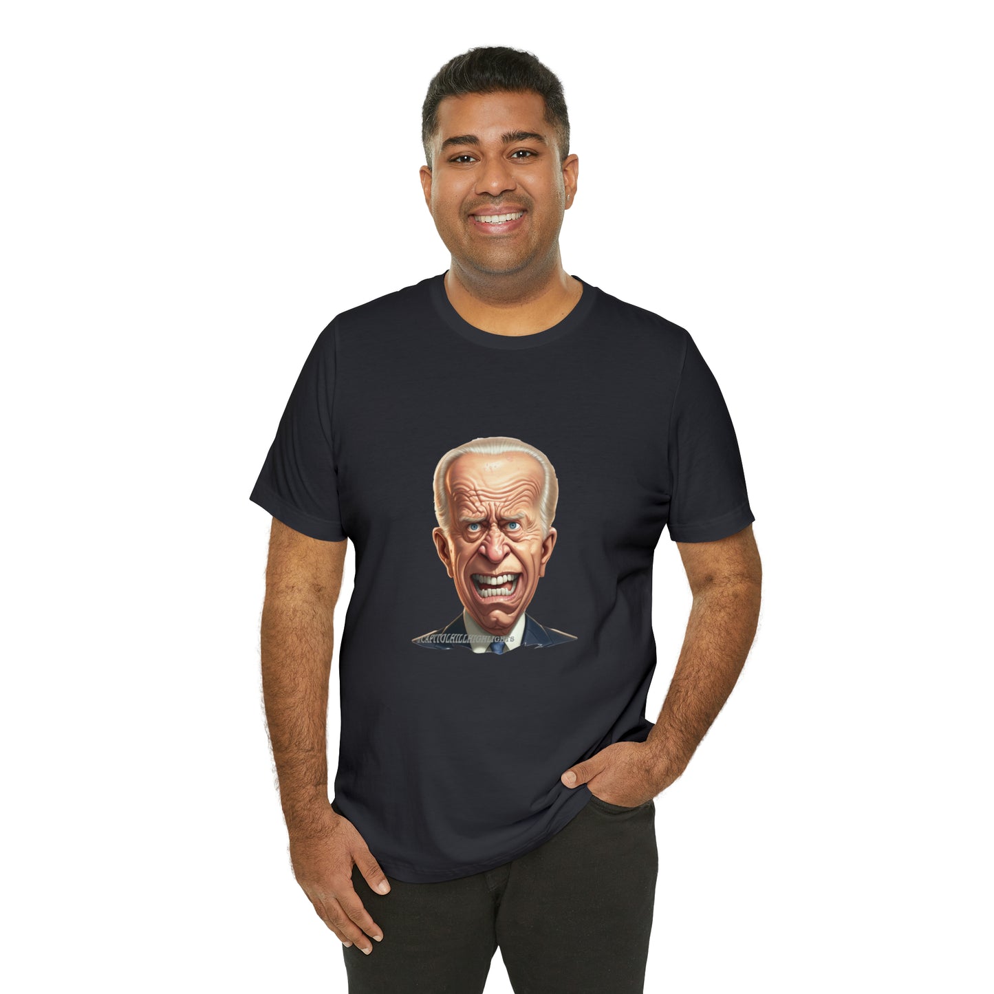 Angry Biden Unisex Jersey Short Sleeve Tee