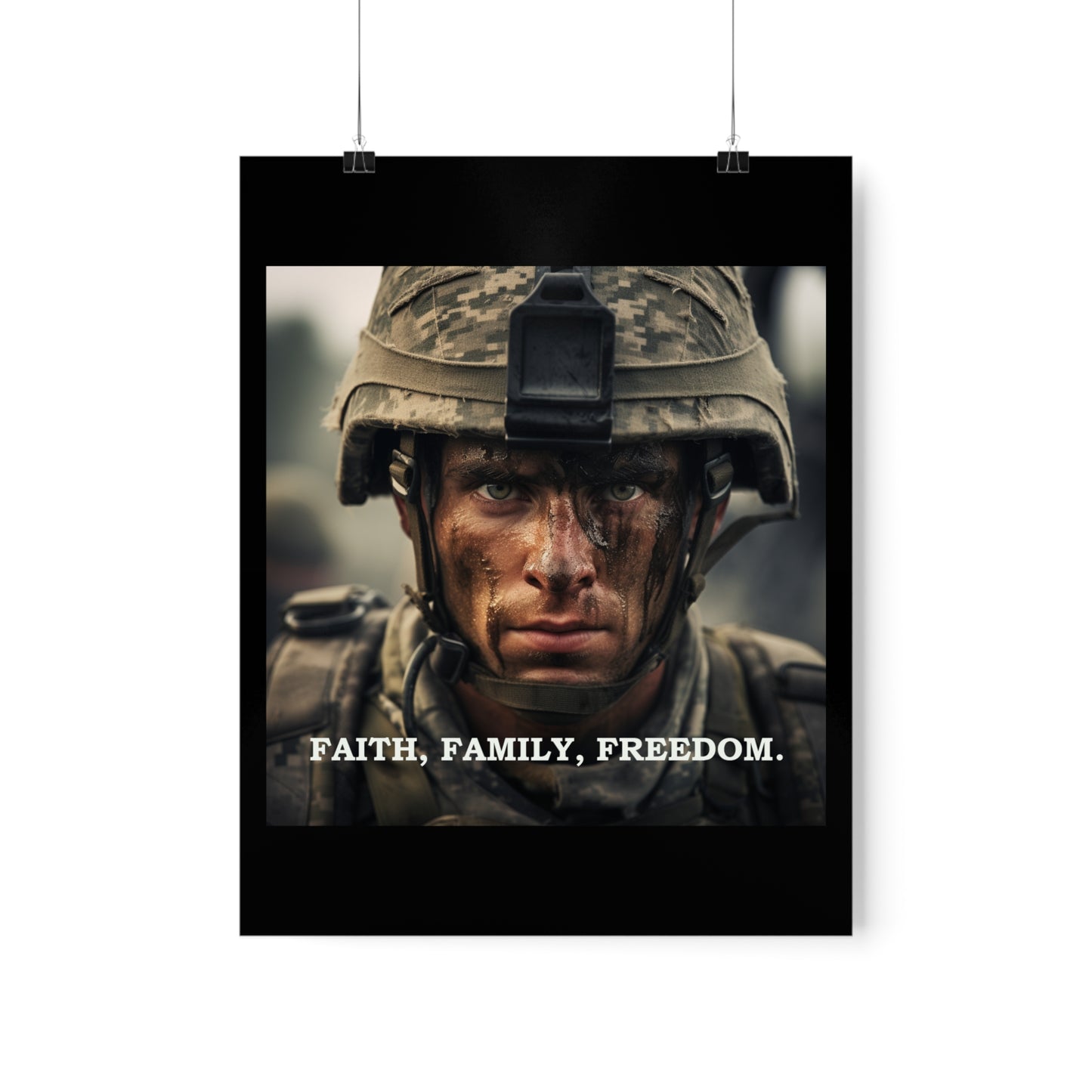 Faith, Family, Freedom Premium Matte Vertical Posters