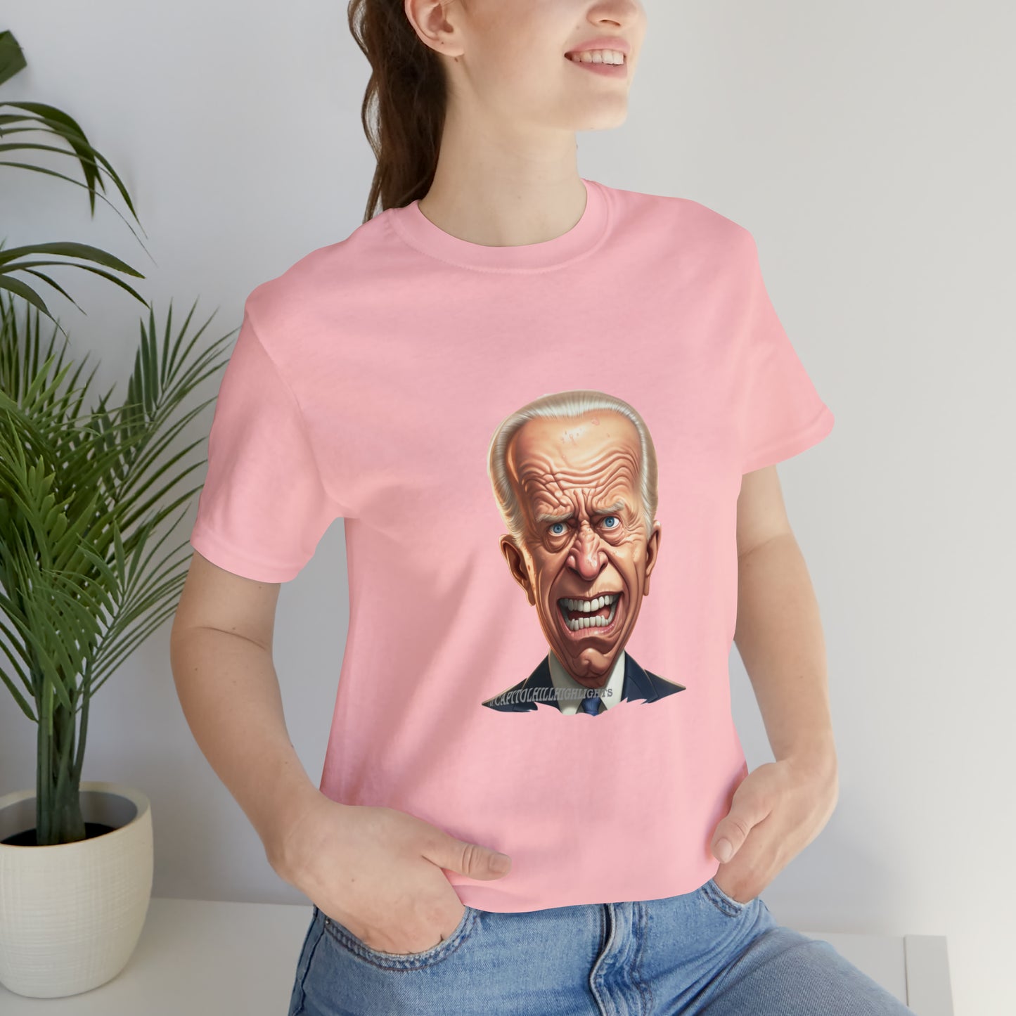 Angry Biden Unisex Jersey Short Sleeve Tee