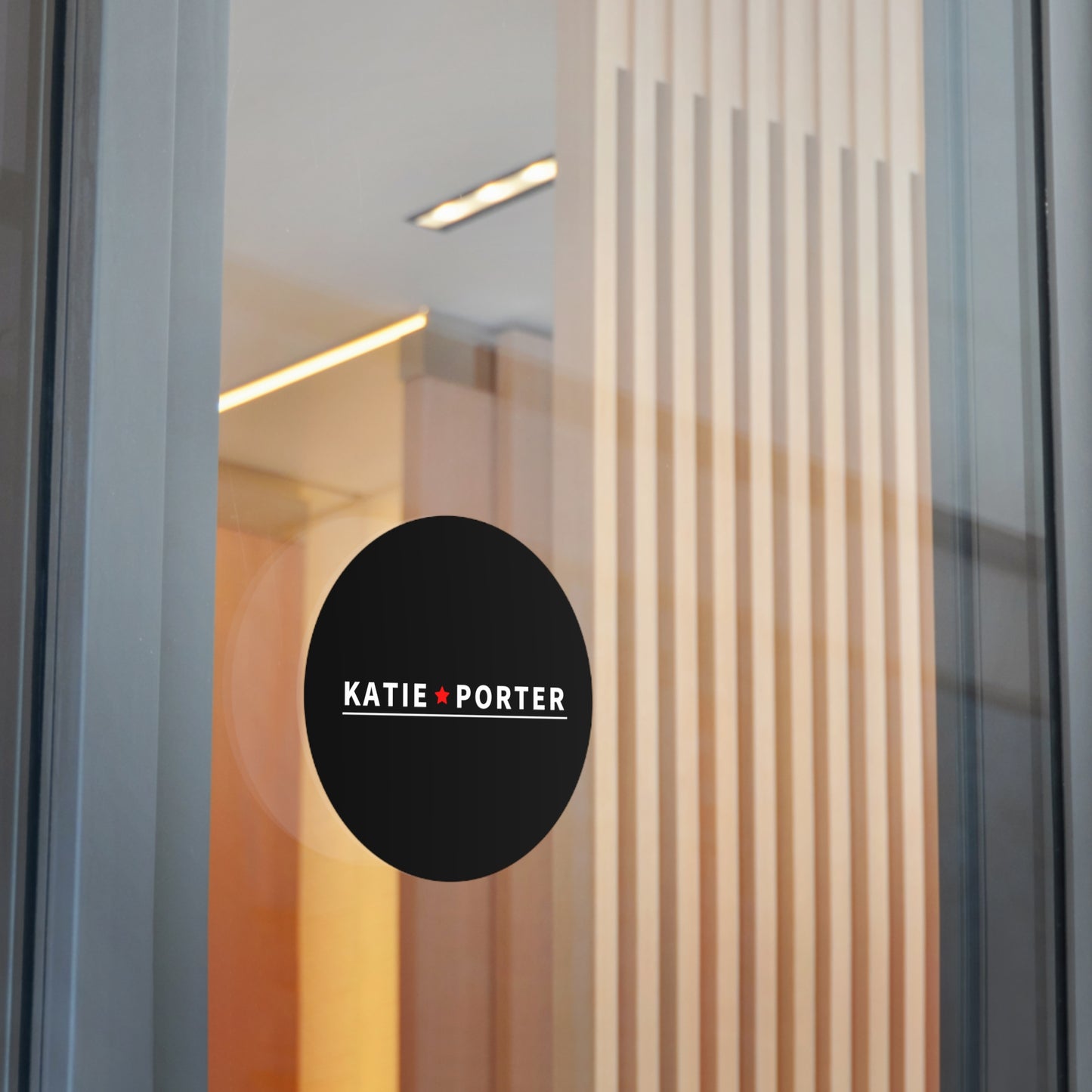 Katie Porter Round Sticker