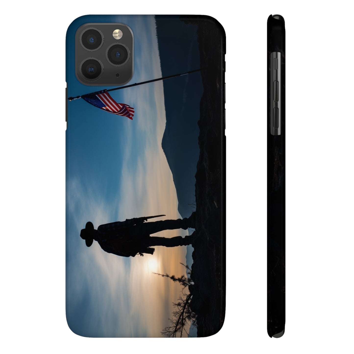 Cowboy Sunset Slim Phone Case