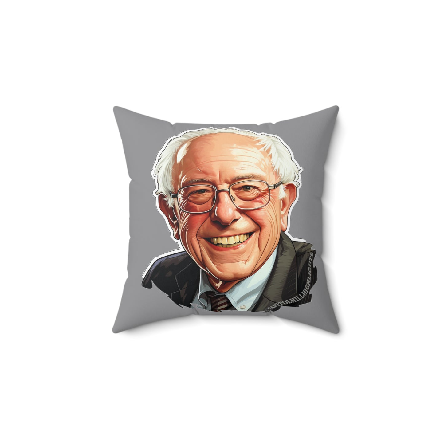 Bernie Sanders Spun Polyester Square Pillow