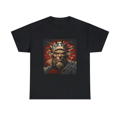 Scary Uncle Sam Unisex Heavy Cotton Tee
